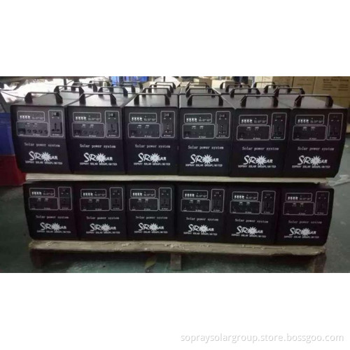 Portable solar panel system, all in one power generation system